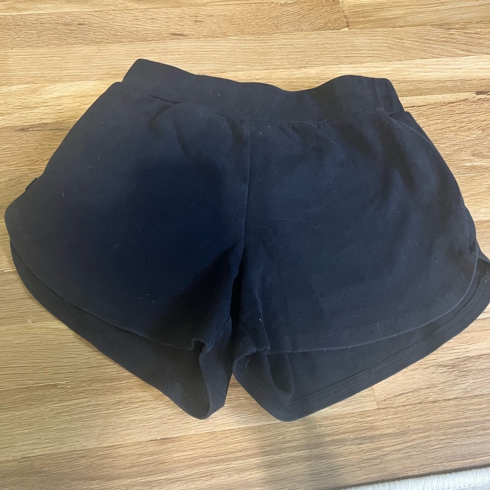Alphalete identity shorts, black, size small